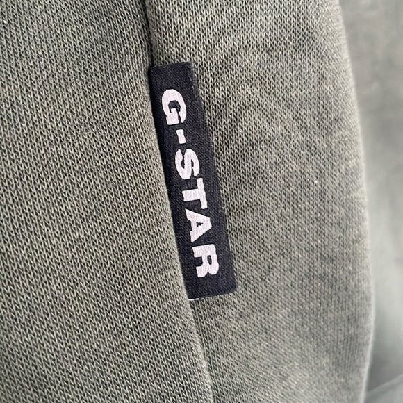 G-Star Men's Olive Green Logo Sweater Sweatshirt Small - Picture 9 of 15